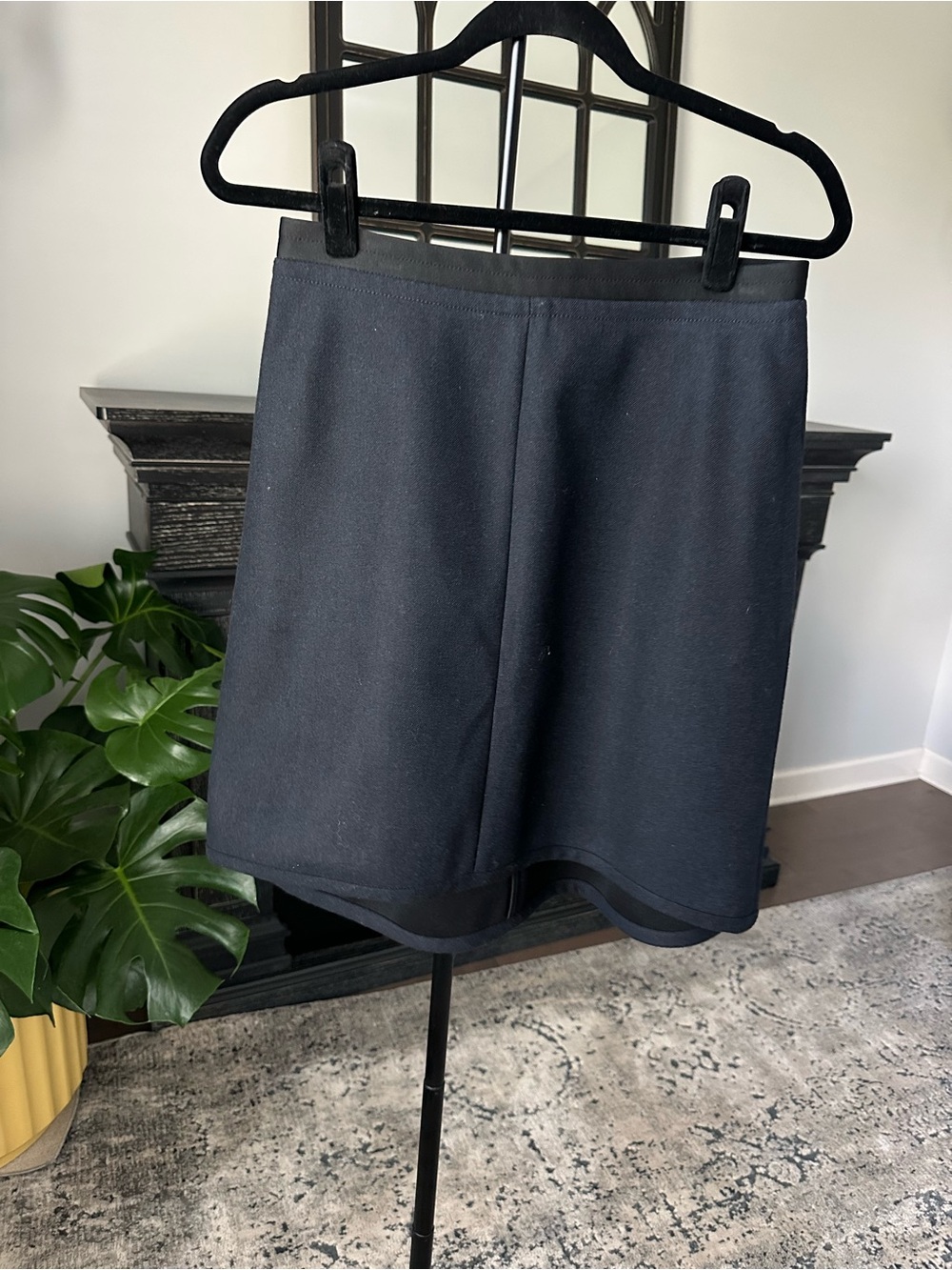 Diane Von Furstenberg Black Mini Skirt